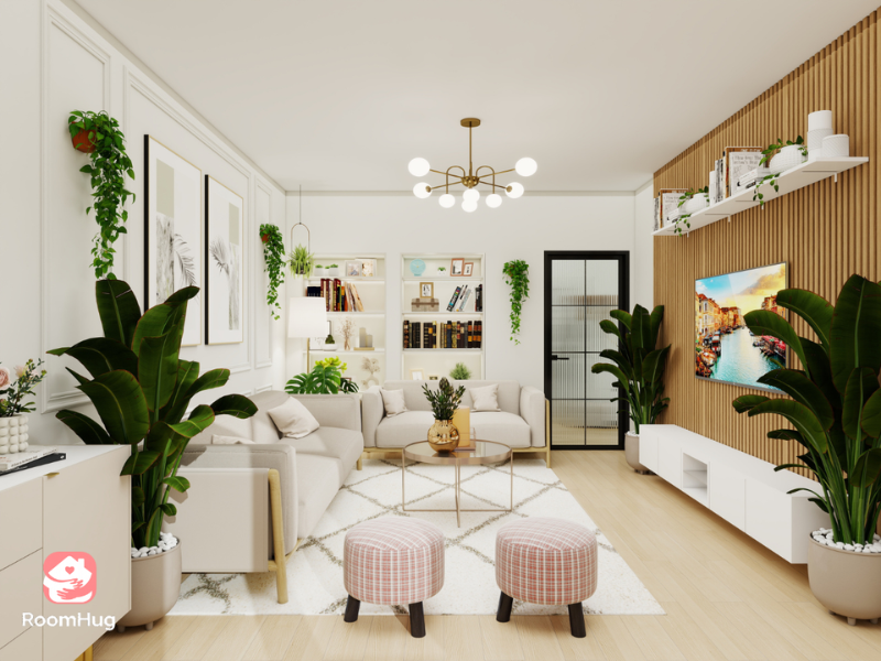  Japandi-Amsterdam Fusion living room walkthrough